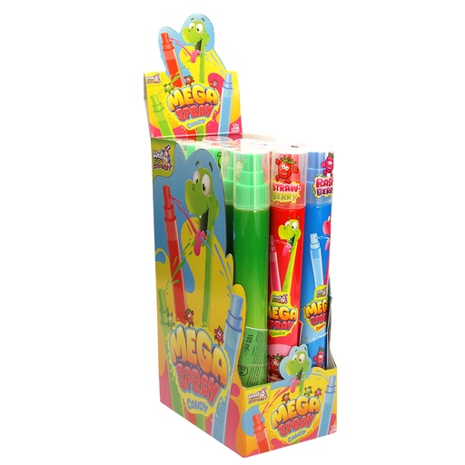 "Mega Spray Candy" Спрей с тремя вкусами (малина, клубника,