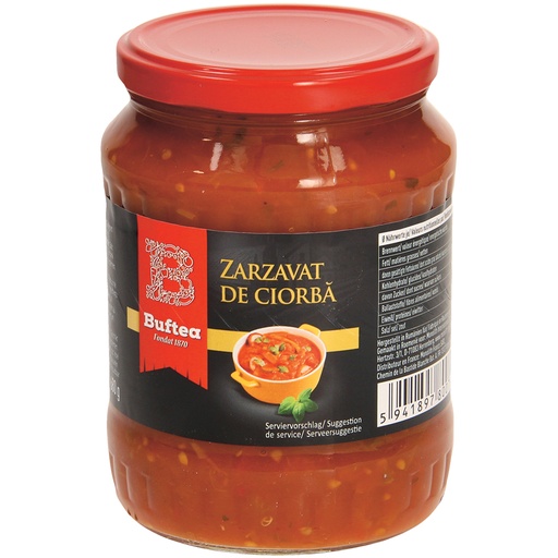 "Buftea-Zarzavat de ciorba" - Заготовка из помидоров и перца