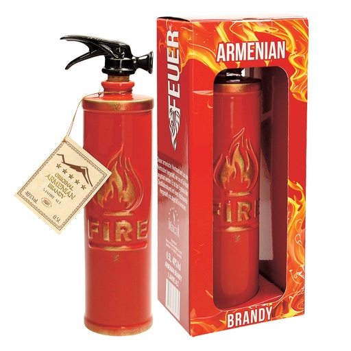 Armeense Brandy BRANDBLUSSER Keramiek in geschenkdoos, 40%