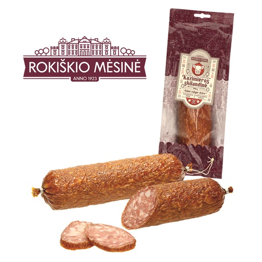 Копченая сыровяленая колбаса