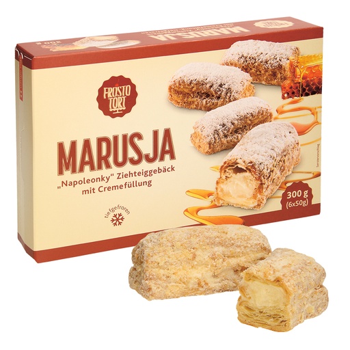 Napoleonky bladerdeeggebak met roomvulling