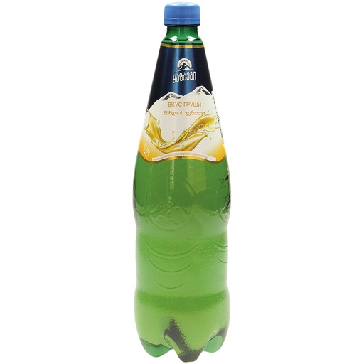 Koolzuurhoudende verfrissingsdrank met peer-smaak.