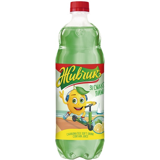 "ZHIVCHIK" Напиток сильногазированный со вкусом лимона