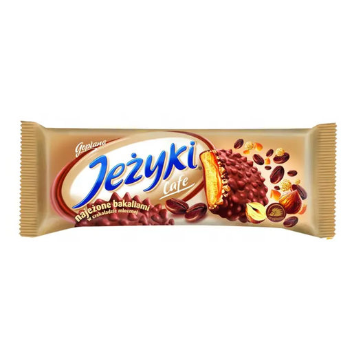 Печенье Jeżyki Café в молочном шоколаде 140 г