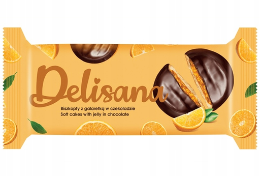 Delicpol Party Jaffa Oranje Koekjes met Sinaasappelgelei