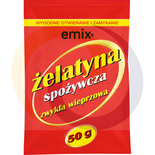 Emix Varkensgelatine voor menselijke consumptie 50g