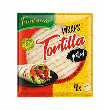 Tortilla Funastic Gegrild 4x25cm 250g Develey