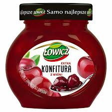 Lowicz Extra Confiture van zure kersen 240g