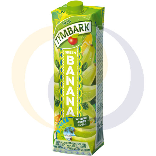 Drink Fruit Świata groen.banaan appel. 1,0l / 12st E Tymbark
