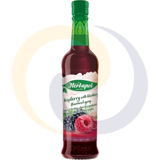 Siroop Fruit Spiż. Framboos met braam 420ml/8st E Herbapol