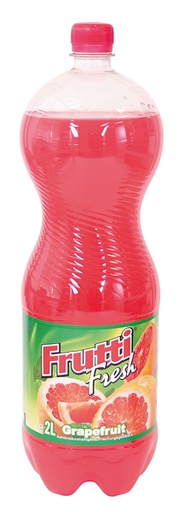 Koolzuurhoudende verfrissende drank "Frutti Fresh" met grapefruitsap uit grapefruitsapconcentraat