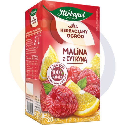 Чайный сад малина-лимон 20т/10шт Herbapol Kr