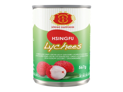 Lychees op Lichte Siroop