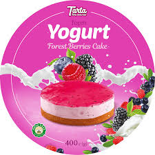 TARTAARTJE YOGHURT BOSBESSEN TAART