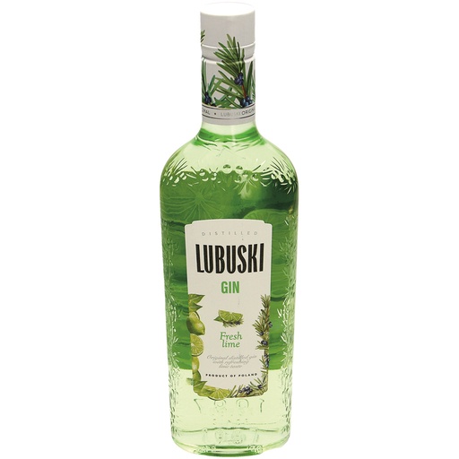 Distilled Lubuski Gin Fresh Lime - Дистиллированный Джин со