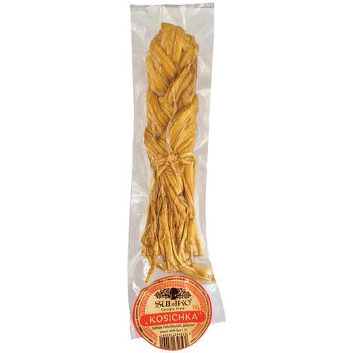 "Kosichka" Vlechtkaas. Pasta filata kaas, gerookt, min. 40% vet i. Tr.