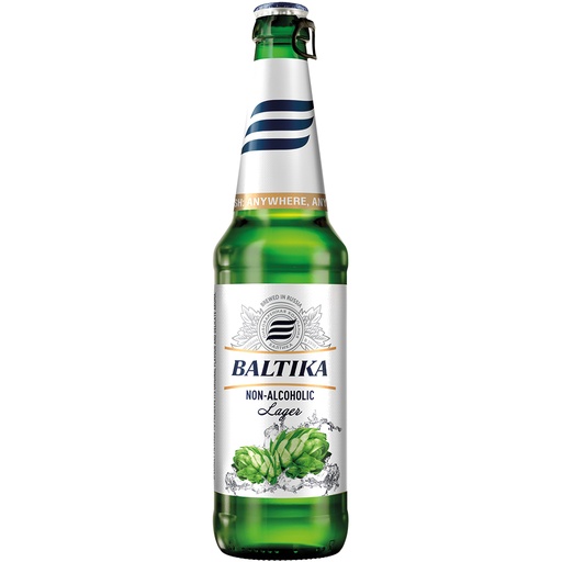 Alcoholvrij Lagerbier "Baltika" Nr.0, 0,5% vol.