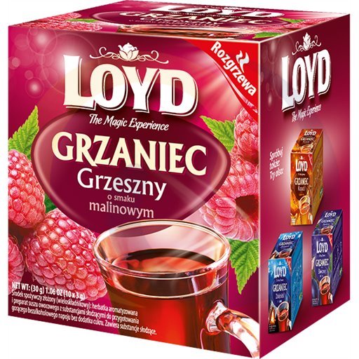 Лойд Глинтвейн с Малиновым Вкусом Чай 30 г (10 x 3 г)