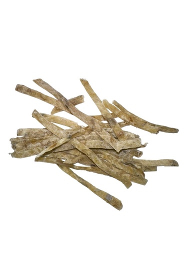 Закуска из путассу, нарезанная полосками, соленая, сушеная