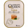 Tonijnfilets (Thunnus albacares) in plantaardige olie