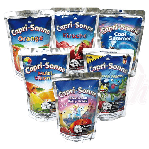 Vruchtensapdrank “Capri Sun” verschillende smaken