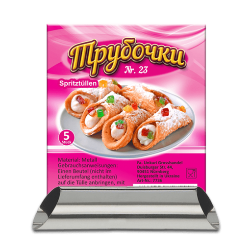 Bakbuisjes (23 mm diameter), verpakking van 5 stuks.