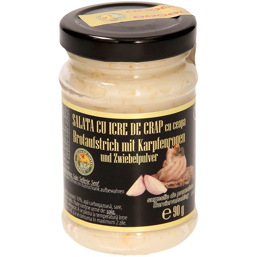 Крем с икрой карпа и луком