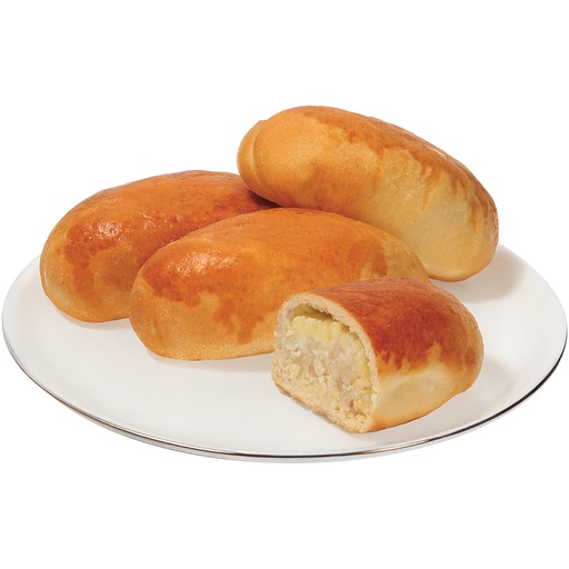 Пирожки печеные с начинкой с картофелем, замороженные