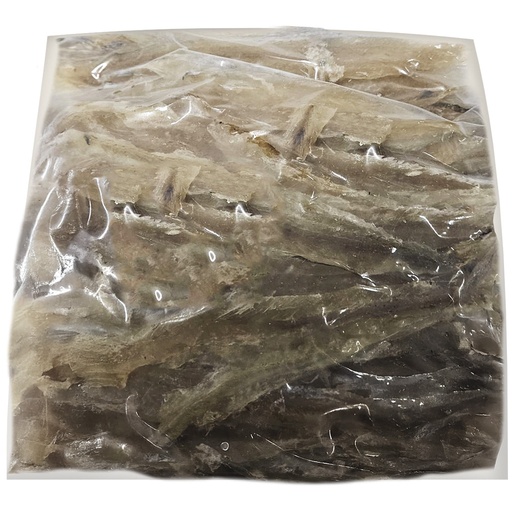 "IKROFF" Snack van Blauwe Scholfilets, gedroogd, gezoet, gez