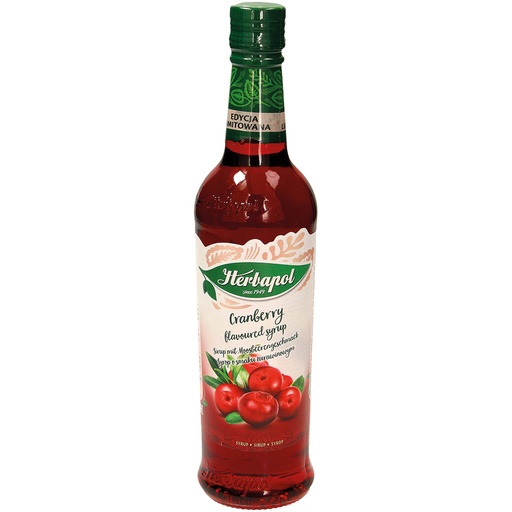 Сироп со вкусом клюквы