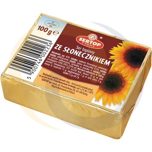 Сырный крем-спред Sertop Tychy с подсолнечником 100 г
