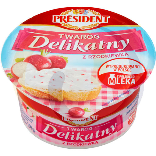 Президенты творожный сыр с редисом 150 г