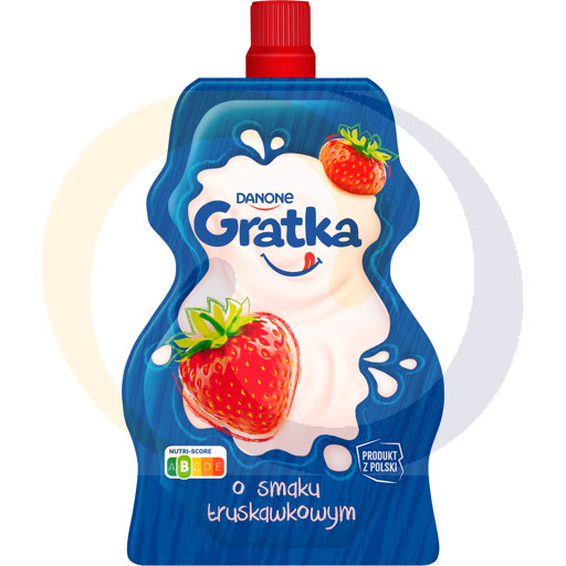 Gratka Aardbeienyoghurt zakje 65g