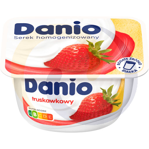 Homogene kaas. Aardbeien Danio 130g