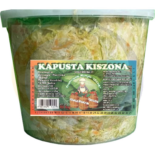 Zuurkool, emmer 10kg / 1 stuk. Pw Irena