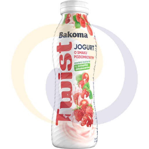 Ягодный йогурт со вкусом лесной клубники