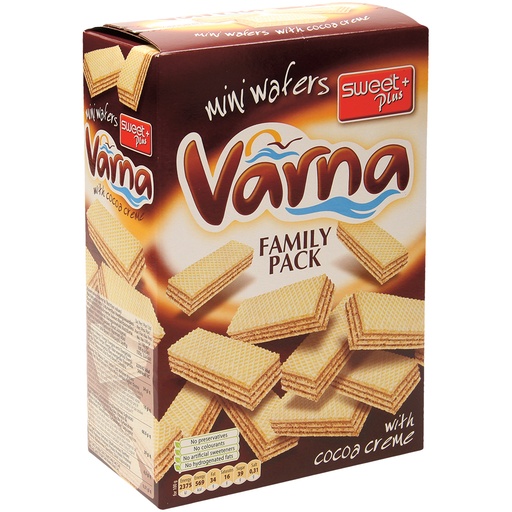 Mini-wafels met chocoladevulling (79%)