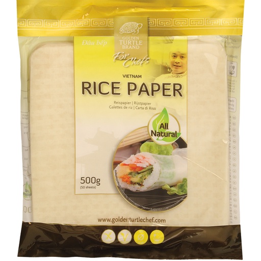 Vierkant rijstpapier 19 cm