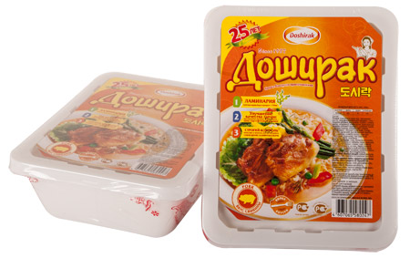 "Doshirak" Noedels/tray/varkensvlees