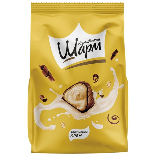 Короливский Шарм вафельные конфеты с молочной начинкой