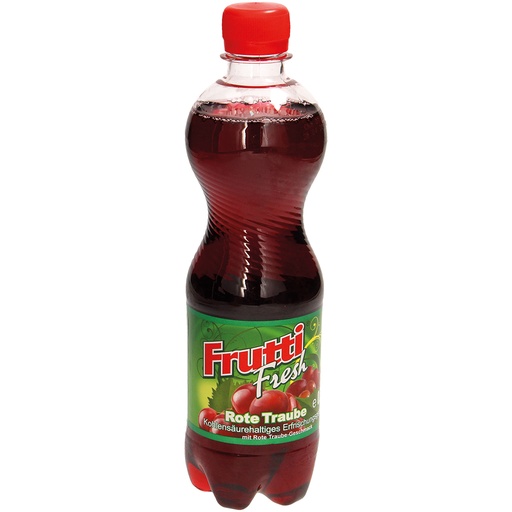 Koolzuurhoudende frisdrank "Rode Druif" met rode druivensmaak