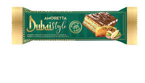 Mieszko amoretta dubai style wafel pistache in melkchocolade