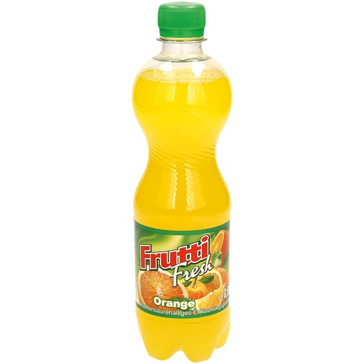 Koolzuurhoudende verfrissende drank "Sinaasappel" met sinaasappelsap uit sinaasappelsapconcentraat