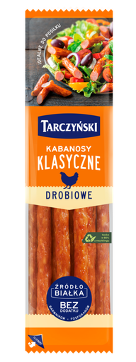 Классические тонкие колбасы из птицы и свинины Tarczyński 30