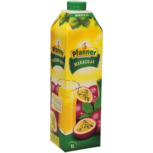 Passievrucht drankje. Vruchtgehalte: 15%.