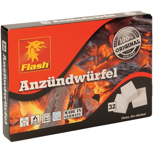 Flash Aanmaakblokjes Paraffine 32 stuks