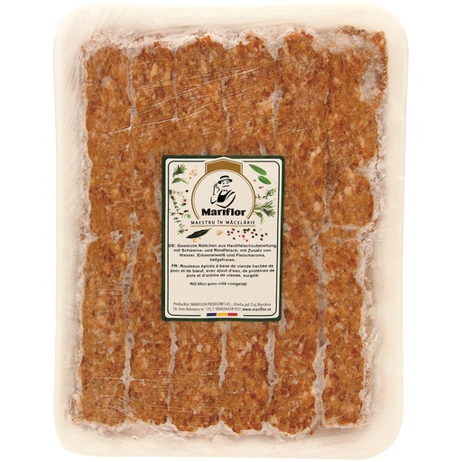 "Mici porc-vita congelati" Колбаски из фарша свинины и говяд