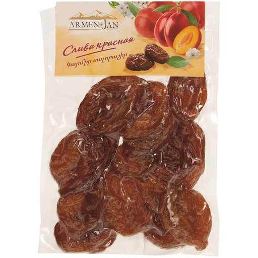 Rode gedroogde pruimen, ontpit, gesulfiteerd