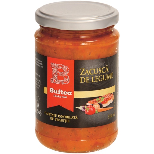 "Buftea-Zacusca de legume"- Овощная закуска с 30% баклажанов