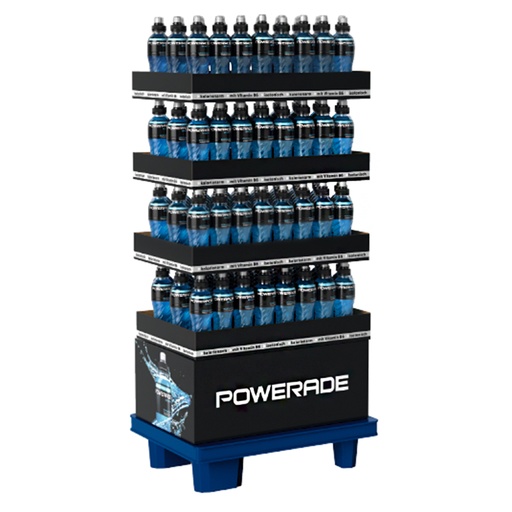 Освежающий напиток Powerade Sports Mountain Blast, дисплей